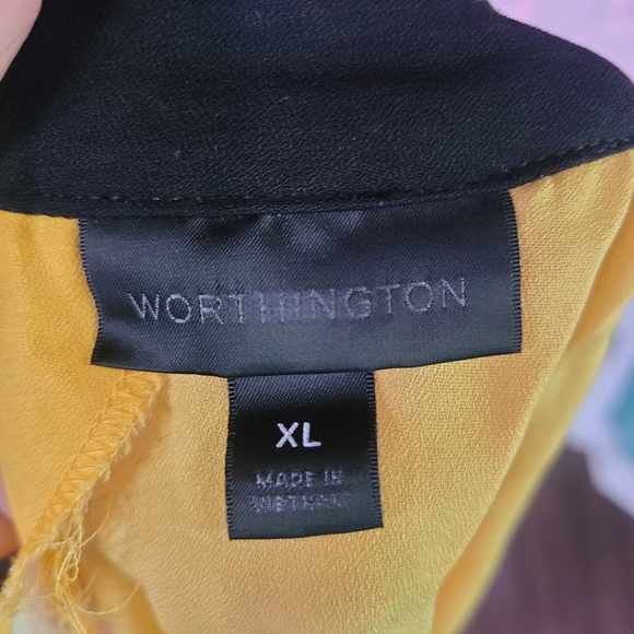 Worthington colorful sleeveless blouse - Picture 4 of 4